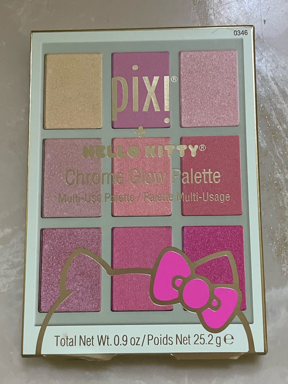 BNIB Pixi Chrome Glow Eyeshadow Palette - Pink & Rose Tones